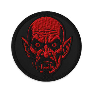 American Vampires – Vampire Head Logo - Circle Embroidered Patch