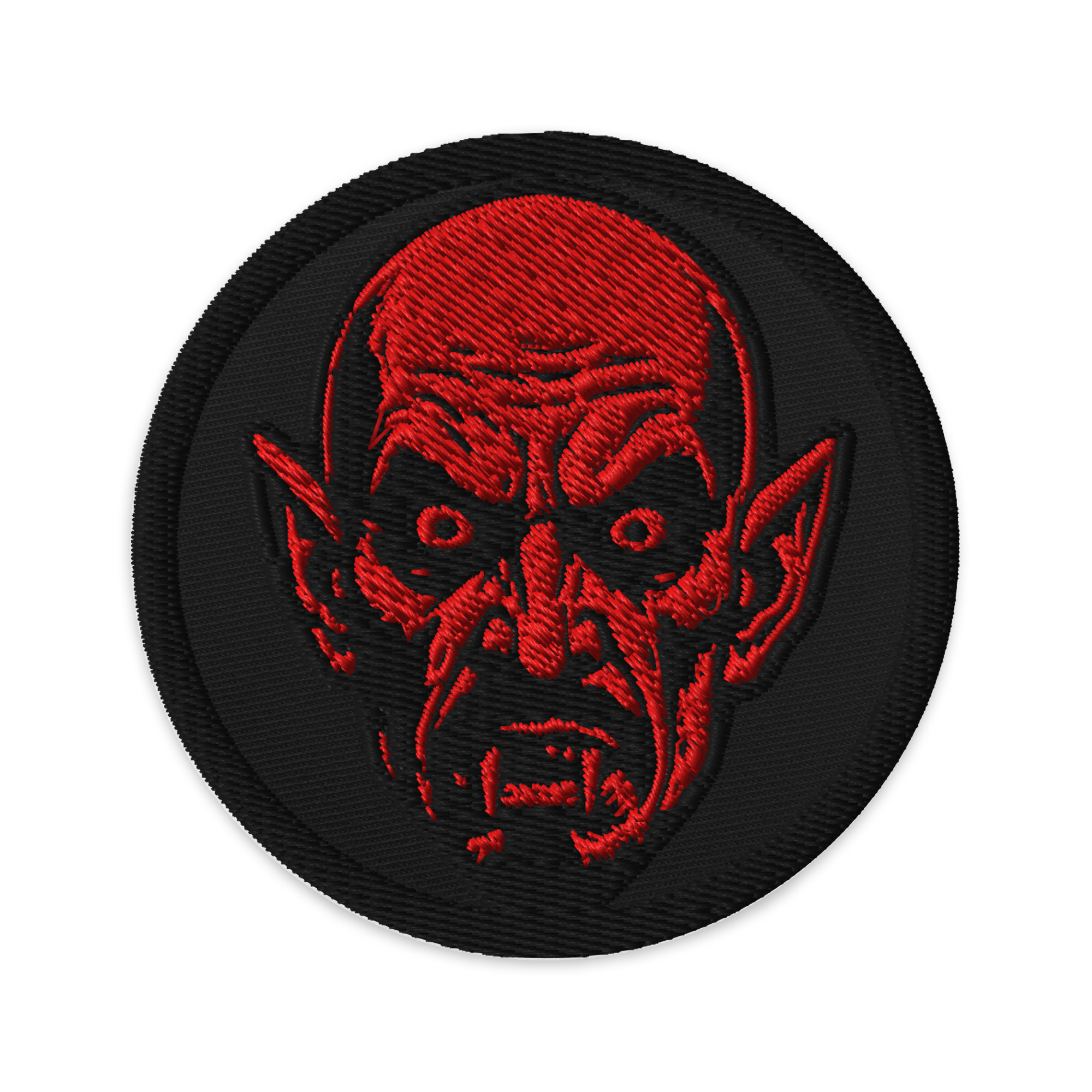 American Vampires – Vampire Head Logo - Circle Embroidered Patch