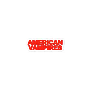American Vampires - Title Logo - Bubble-free stickers
