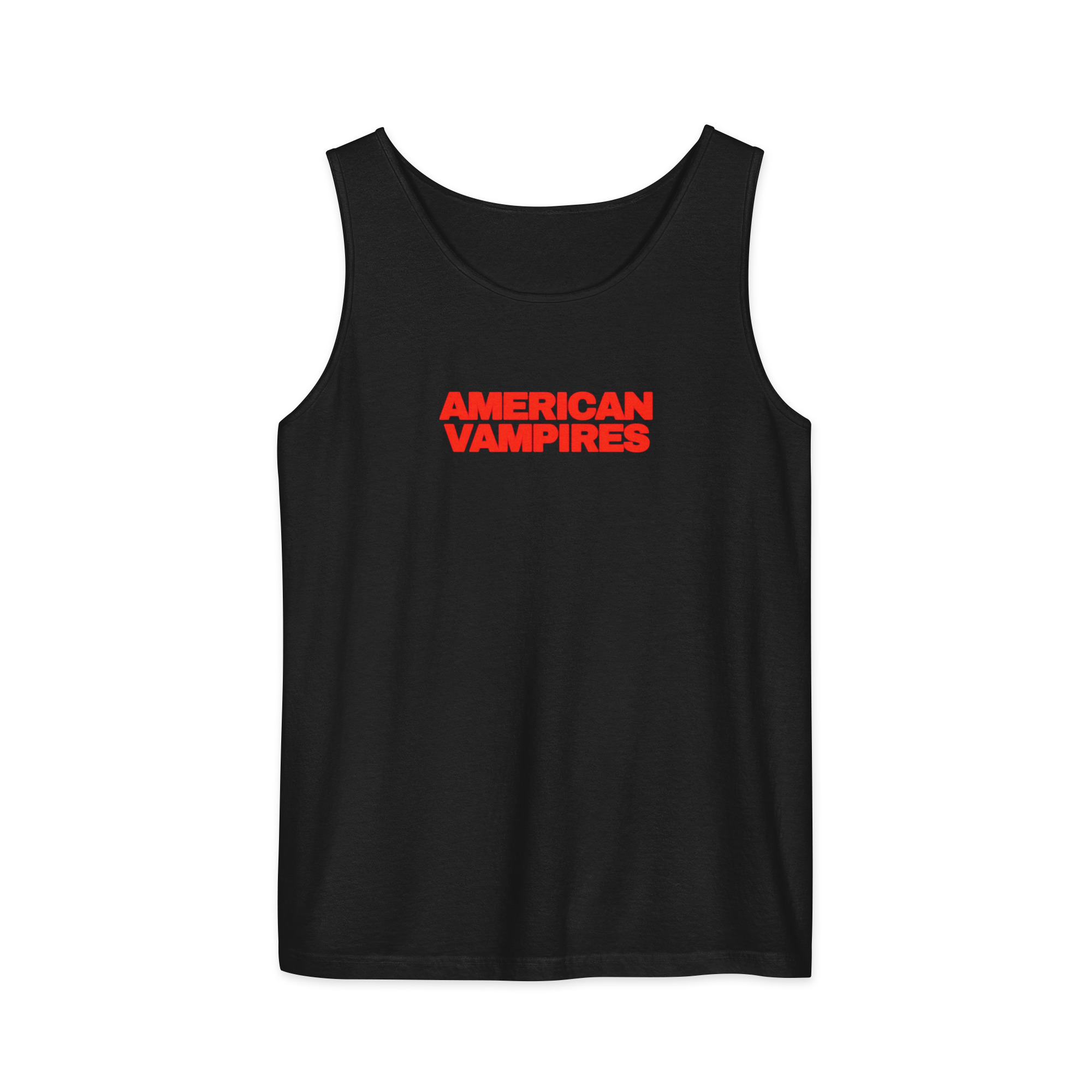 Limited Run - American Vampires Title Logo - Garment-dyed Tank Top - Image 2