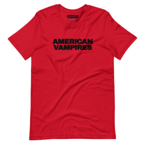 American Vampires – Official Title Logo Tee - Limited Run Red