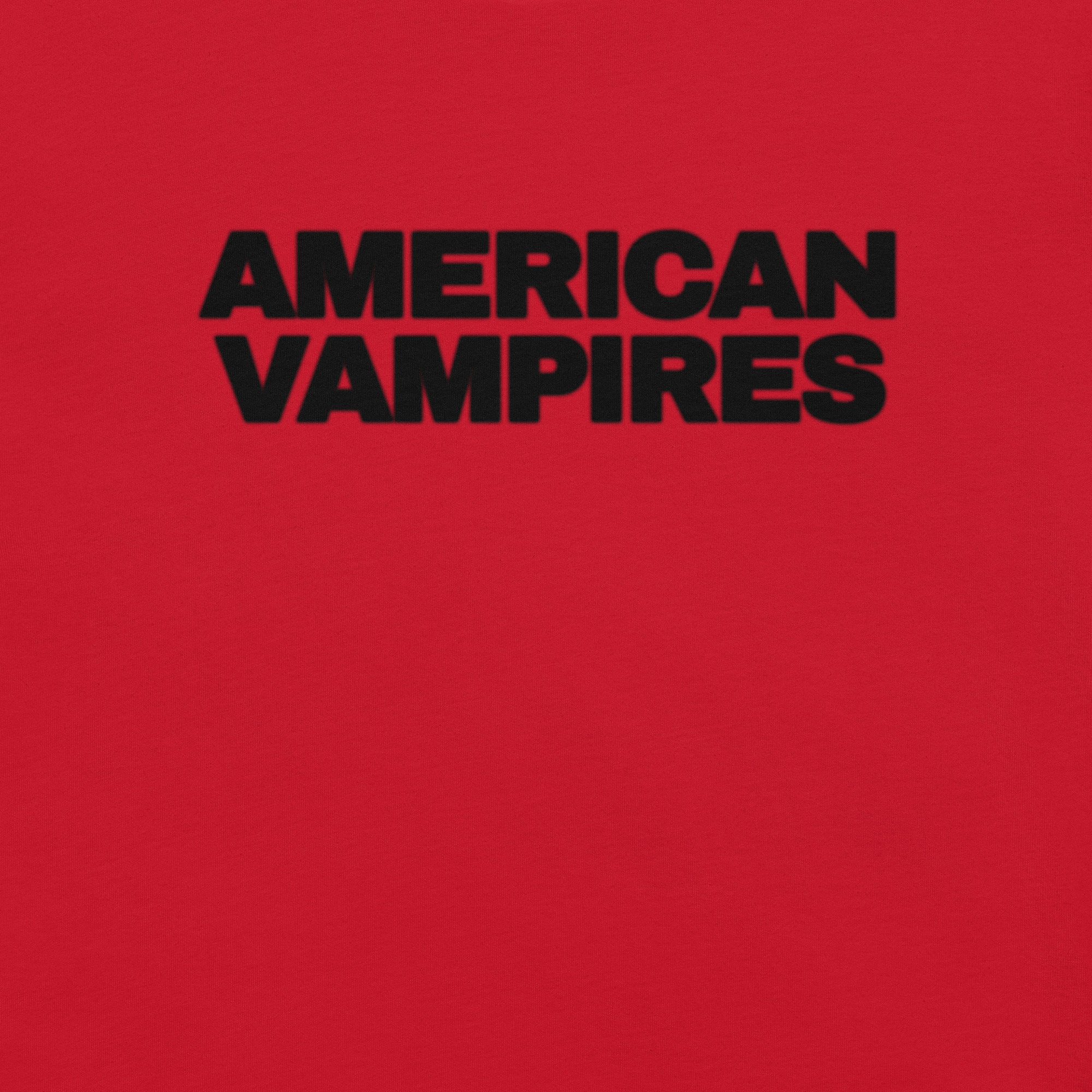 American Vampires – Official Title Logo Tee - Limited Run Red - Image 5