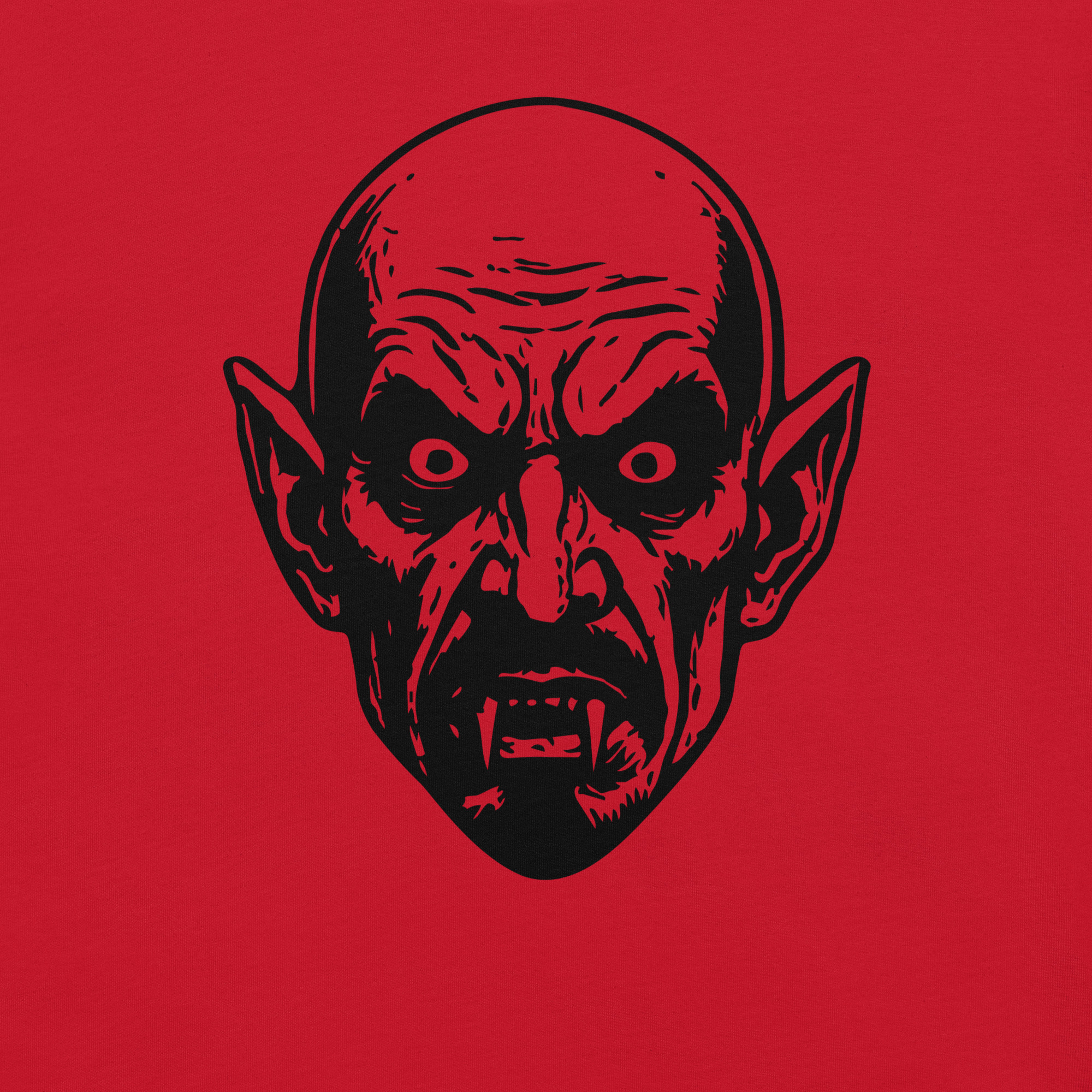 American Vampires – Official Vampire Logo Tee – Limited Run Black on Red - Image 4