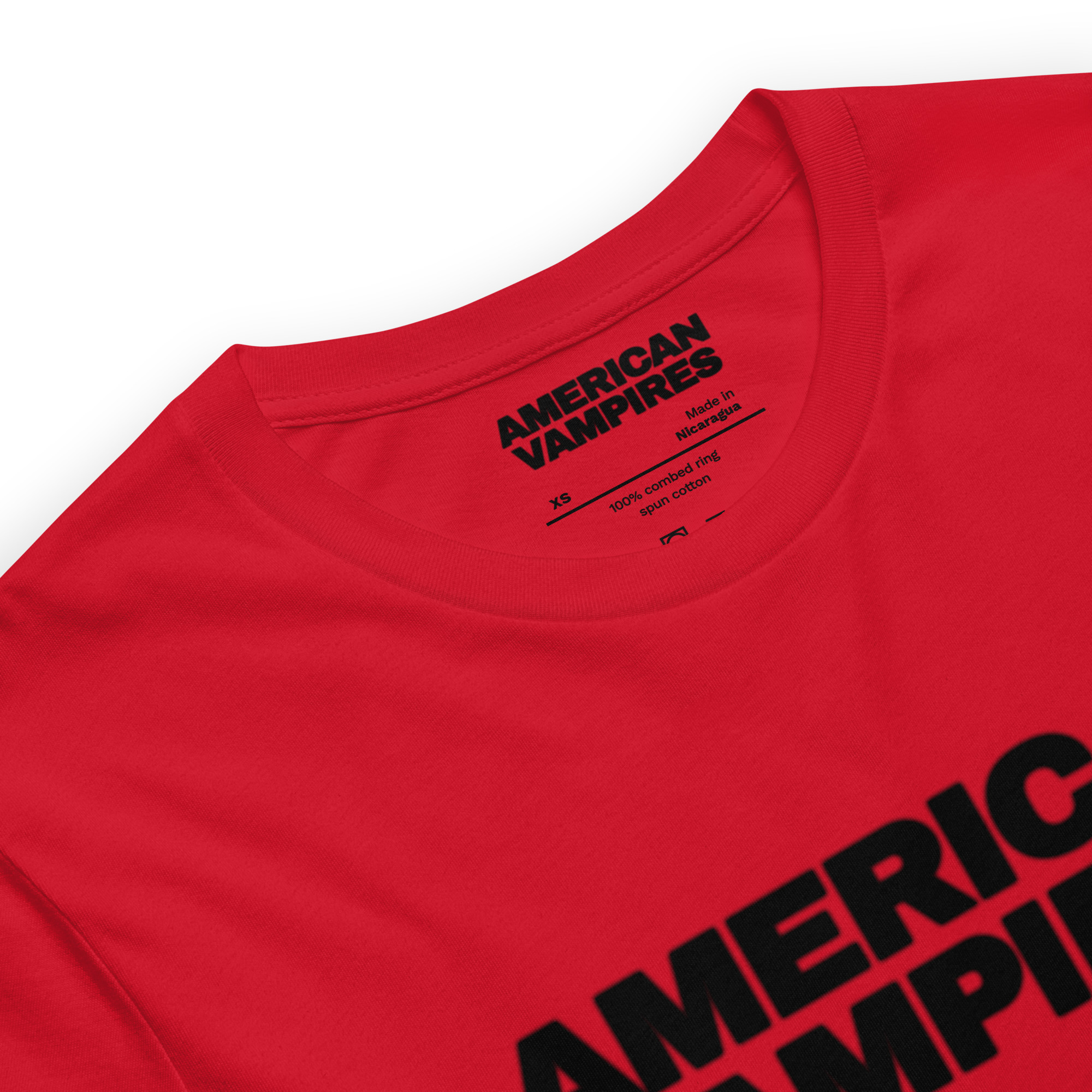 American Vampires – Official Title Logo Tee - Limited Run Red - Image 4