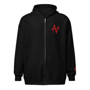 Limited Run - American Vampires - Exclusive Fully Embroidered Logo Zip Up Hoodie
